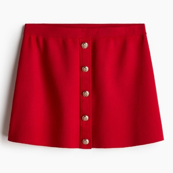 Elegant Red Women's set Jacket & skirt ( RUNS LARGE) - Picture 5 of 12